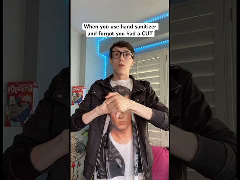 When You Put HAND Sanitizer on Your Hands with a CUT #TheManniiShow.com/series