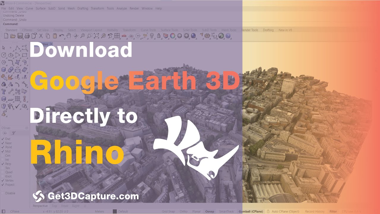 Google Earth to Rhino Workflow (2026) 🌍
