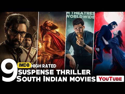Top 9 new south indian suspense thriller movies in hindi 2025| investigation thriller movies