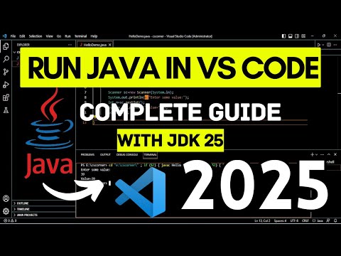How to Install & Run Java in Visual Studio Code [2025] Complete Guide | Java Extensions in VS Code