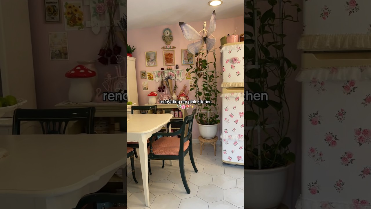 Pink Fairy Cottage Kitchen Renovation 🎀