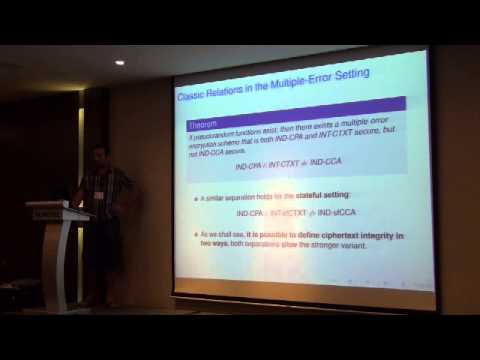 On Symmetric Encryption with Distinguishable Decryption Failures