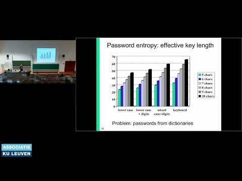 COSIC Course 2024: "Cryptographic protocols for entity authentication and..." (Bart Preneel, COSIC)