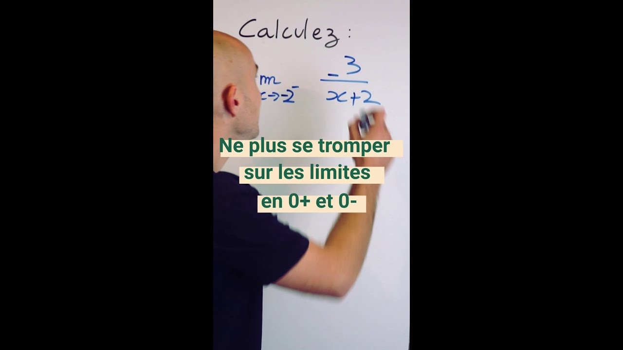 Maîtriser les limites en 0+ et 0- 😖