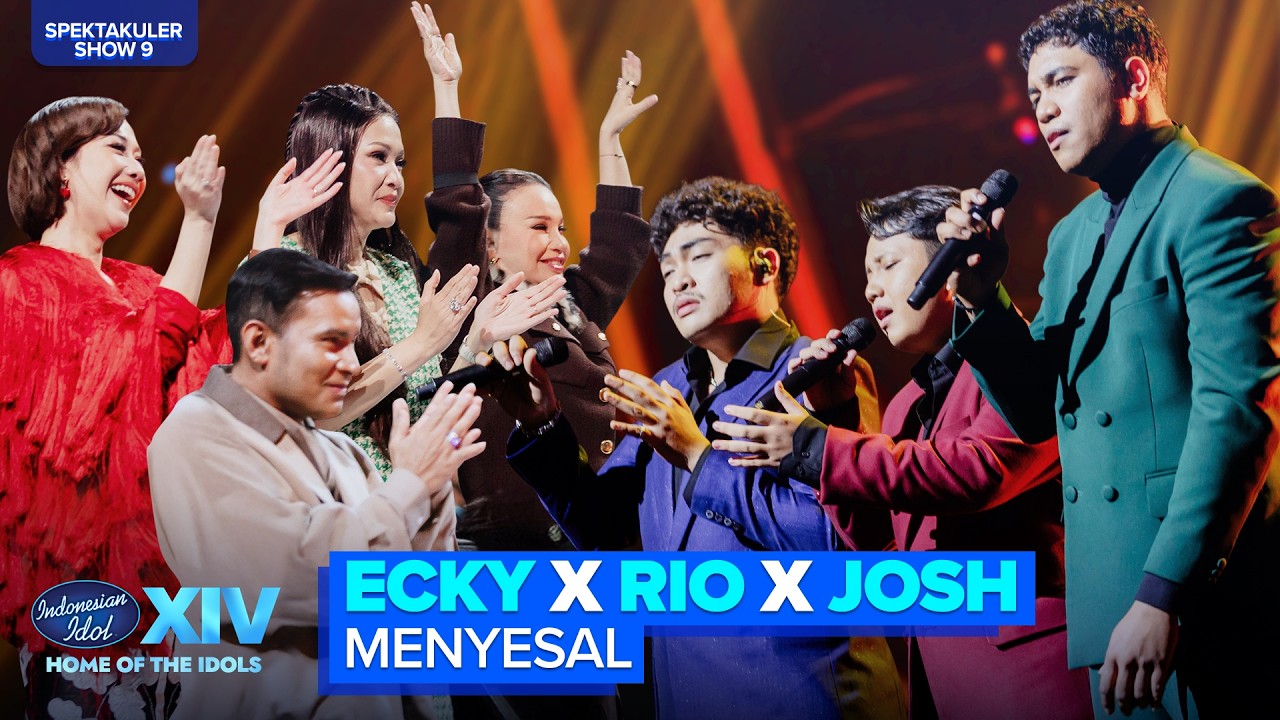 Ecky, Rio & Josh Perform 'Menyesal' on Indonesian Idol 2026 🎤