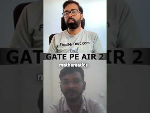 GATE AIR 2 On Books For Maths and Aptitude #iit #btech #mtech