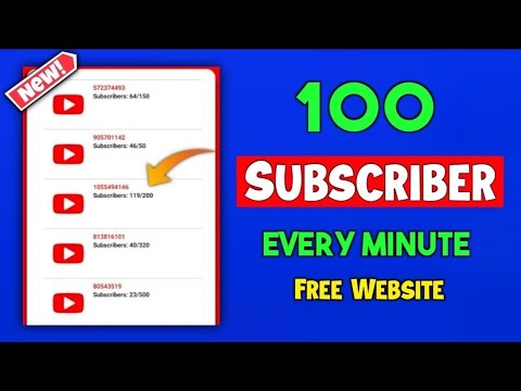 Get Free YouTube Subscribers 🌟
