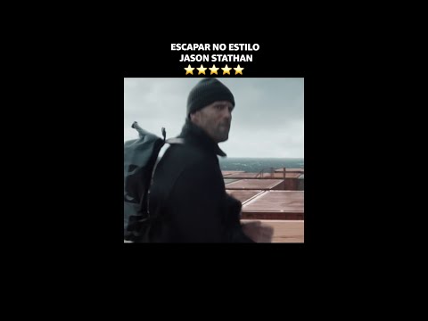 Jason Statham fugindo com estilo 😎