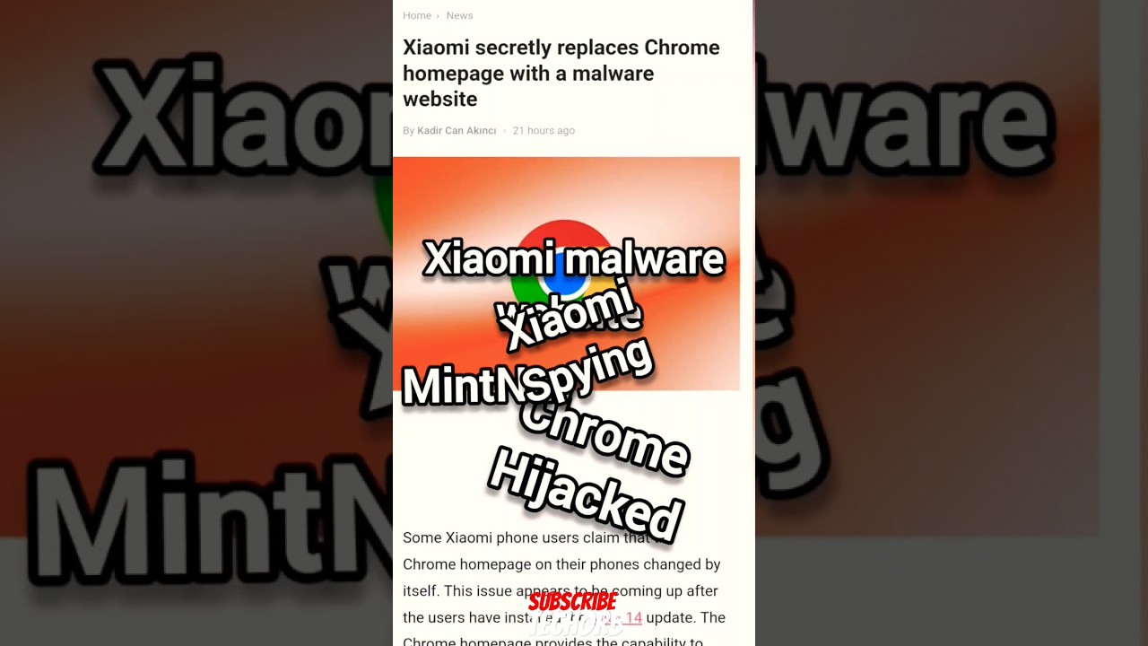Remove Xiaomi MintNav Homepage