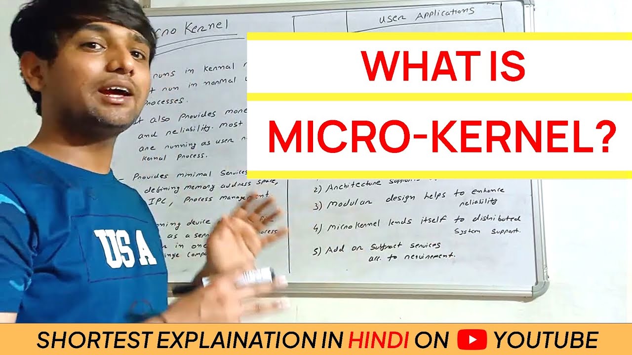 What is Microkernel ? - In Hindi | OS | 5_Minutes_Programming