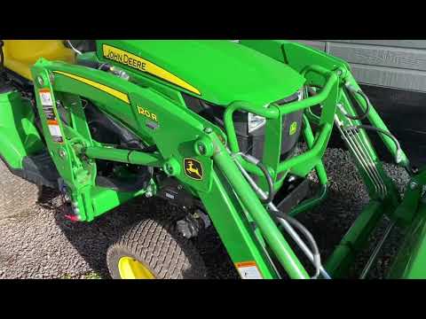 John Deere 1023e LED lights upgrade