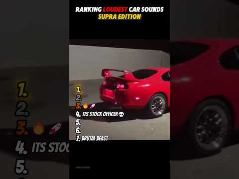 Loudest Supra MK4 Sounds 🔊🔥🚀