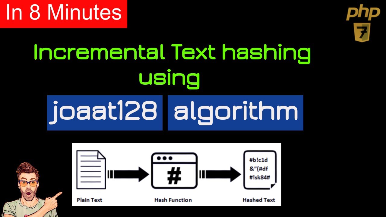 Incremental 8-bit Hash with Joaat128 in PHP