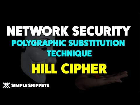Hill Caesar Cipher - Encryption & Decryption | Polygram Cipher Technique