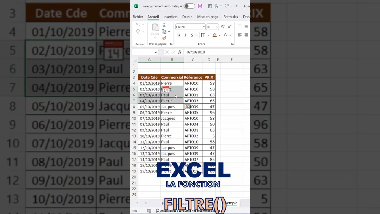 FILTRE Excel : La Fonction Magique pour Automatiser le Tri âś…