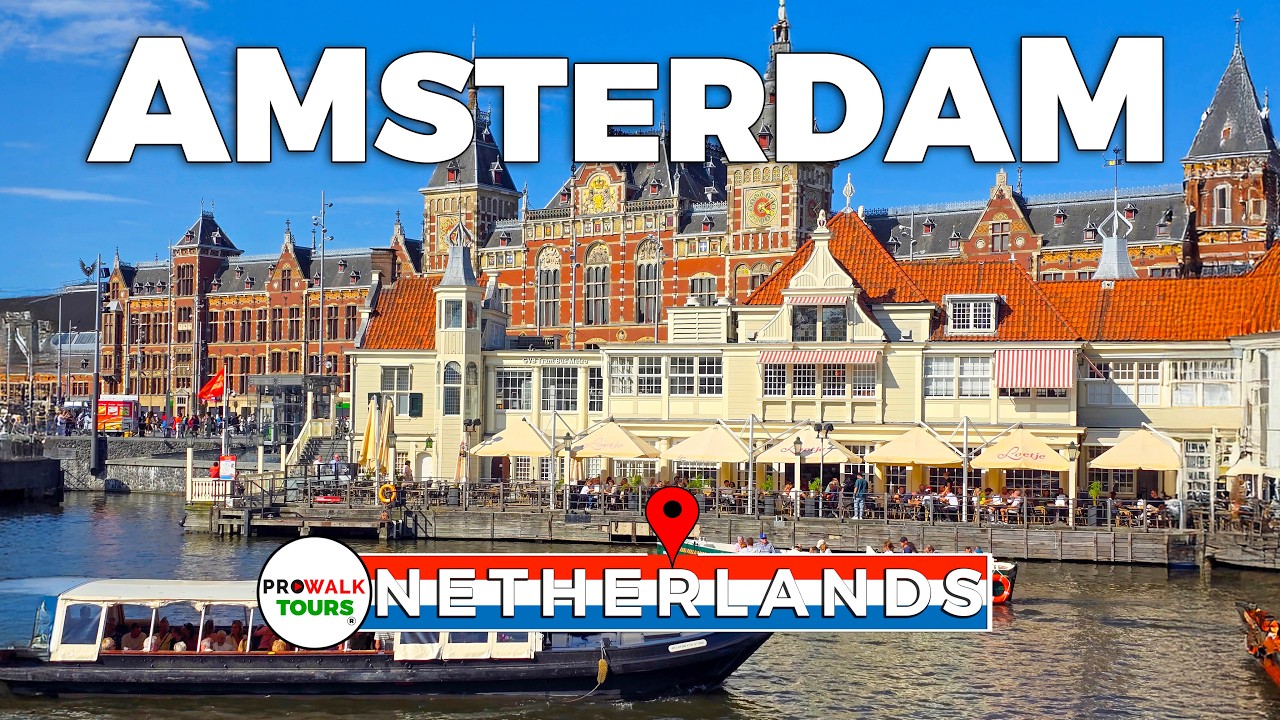 Amsterdam Walking Tour in 4K 🎥 | Prowalk Tours