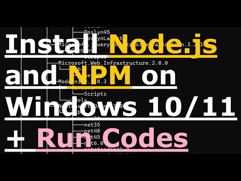 install node js windows 11