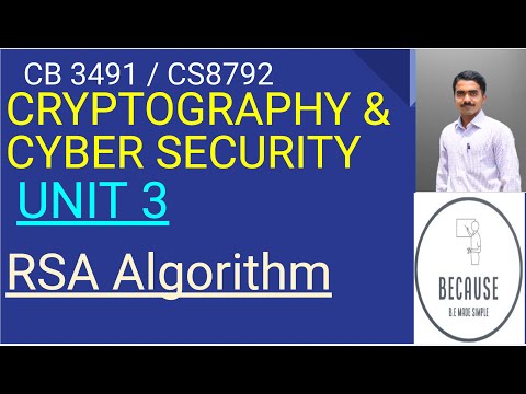 3.8 RSA Algorithm Encryption and Decryption in Tamil