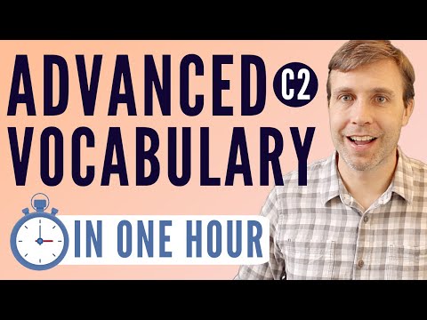Master Advanced Vocabulary in Just 60 Minutes! π
