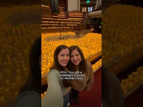 Treat your mom to a Candlelight concert this Mother's Day! 💛 #candlelight #mothersday