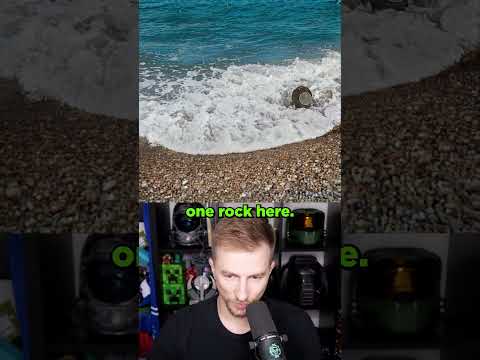 Using AI to PAINT a Rocky Beach #shorts #ai #nvidiacanvas #painting