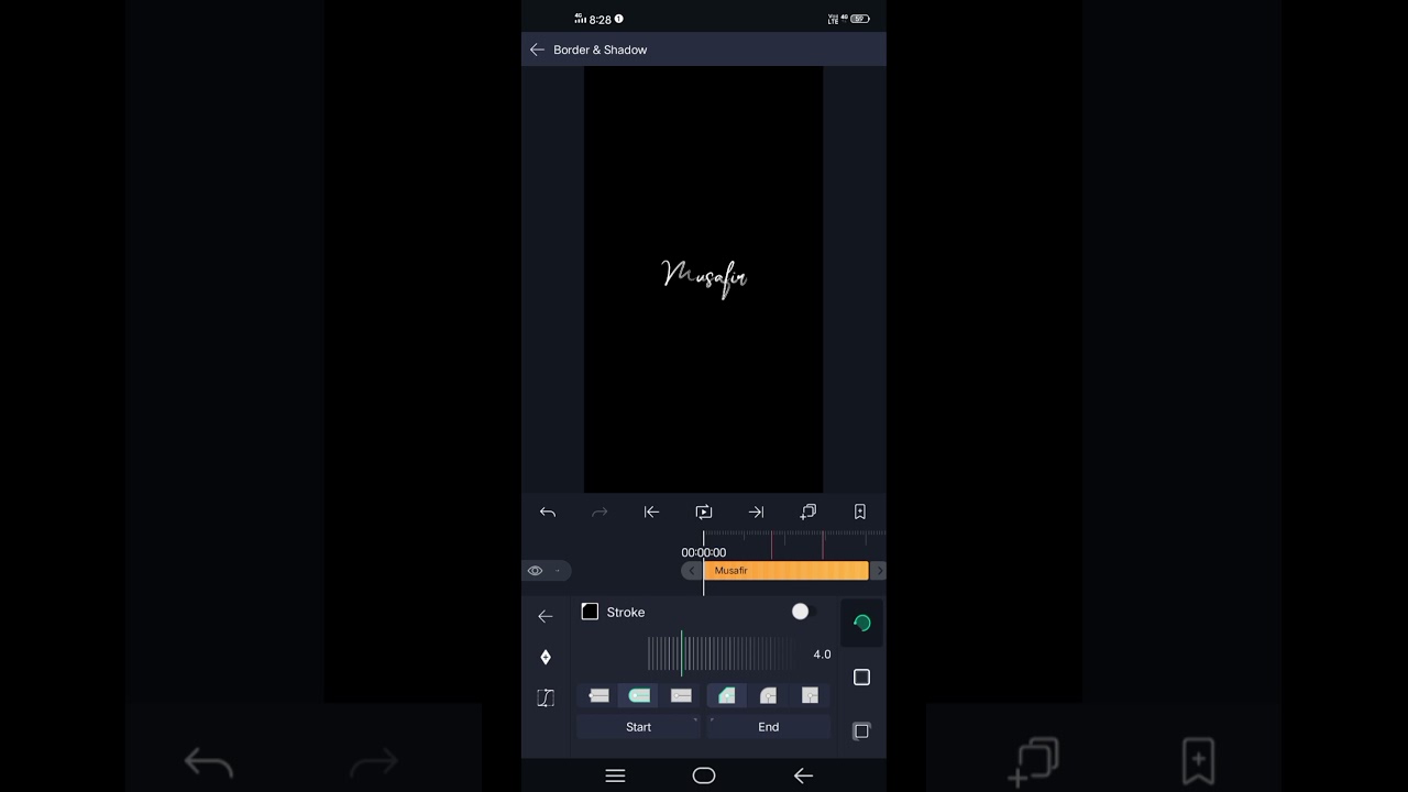 3D Flip Layar Lyrics Video Tutorial in Alight Motion