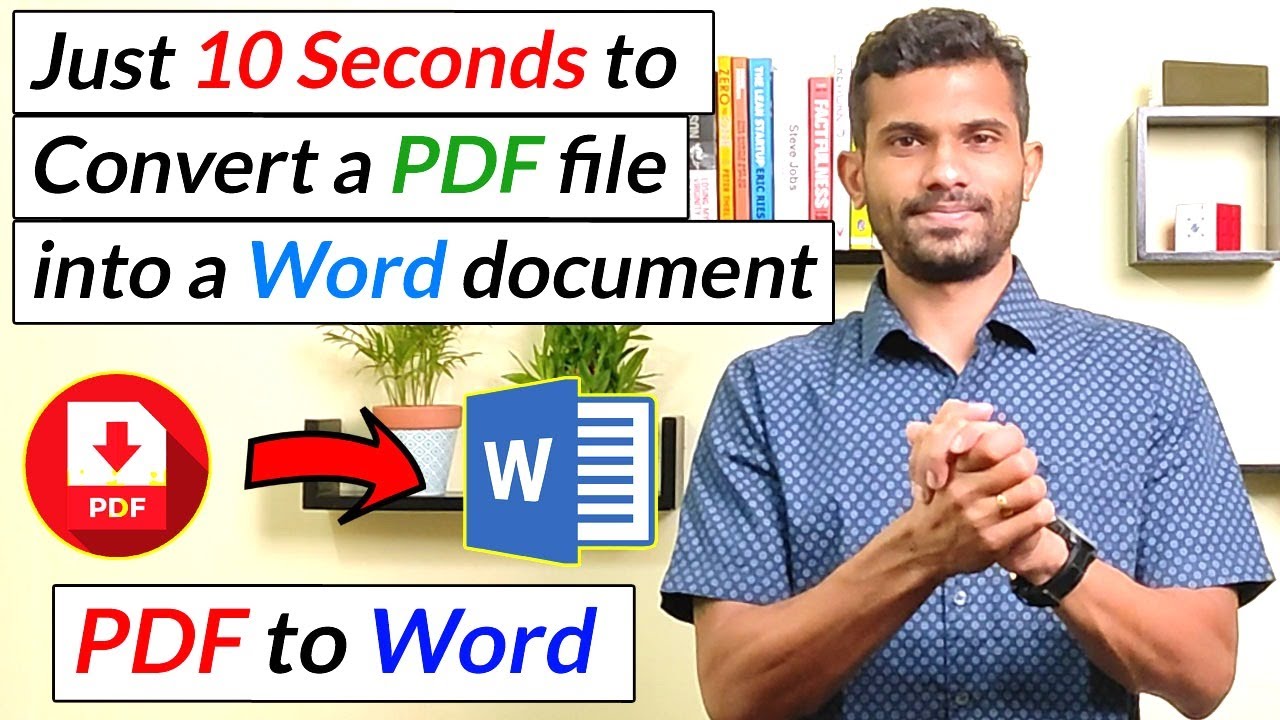 Convert PDF to Word with Microsoft Word