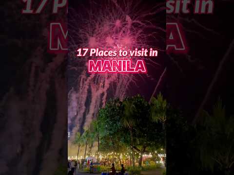 17 Places to visit in Manila,Philippines 💖 #travel #travelreels #manila #philippines #travelguide