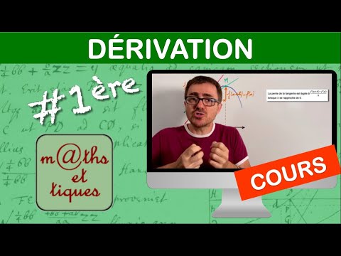 LE COURS : La dérivation - Première