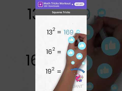 Math Tricks - Square Tricks - Vedic Math Tricks - Simplification Tricks - Mental Math Tricks