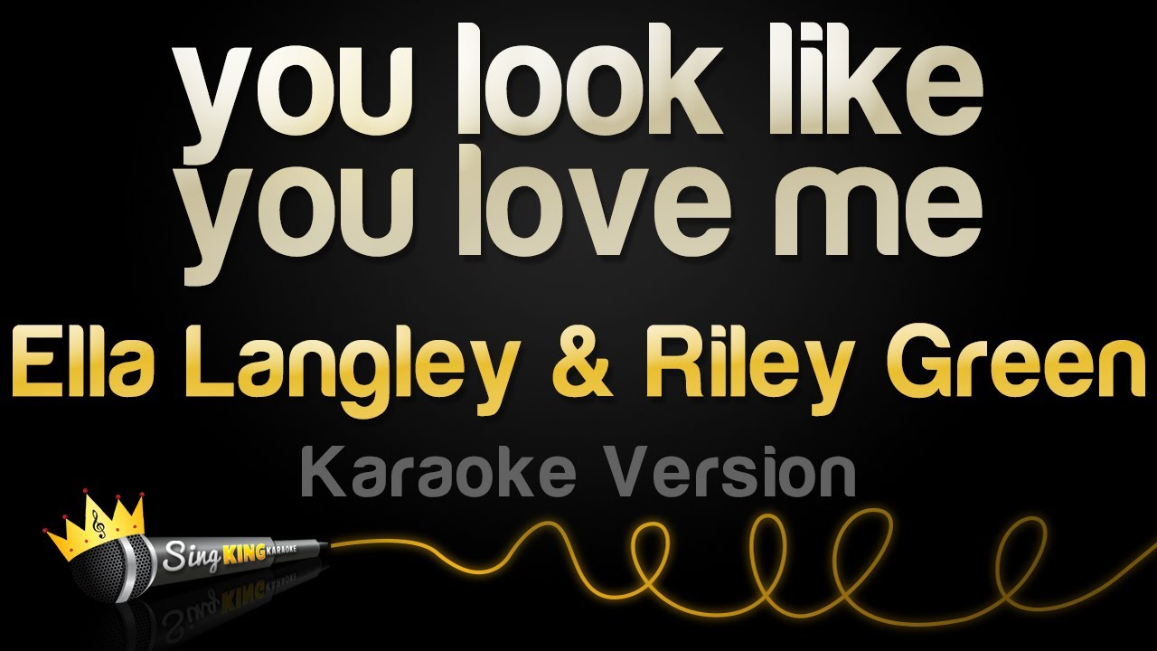 Ella Langley & Riley Green - You Look Like You Love Me Karaoke 🎤