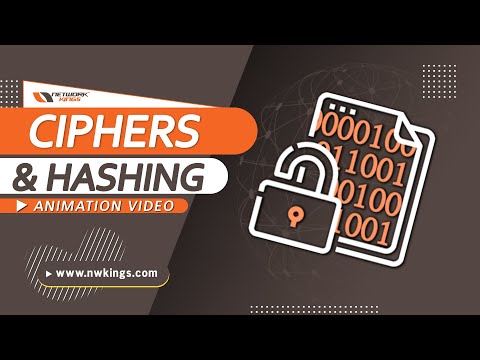 Ciphers & Hashing | Cryptography | CCNP Security | Animation Video | Network Kings