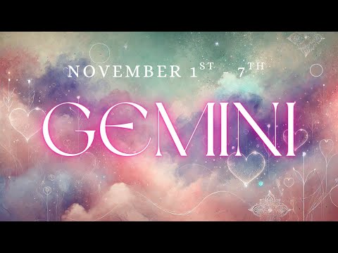 GEMINI tarot ♊️ Get Ready! Everything Is About To Change Gemini November 1st - 7th 