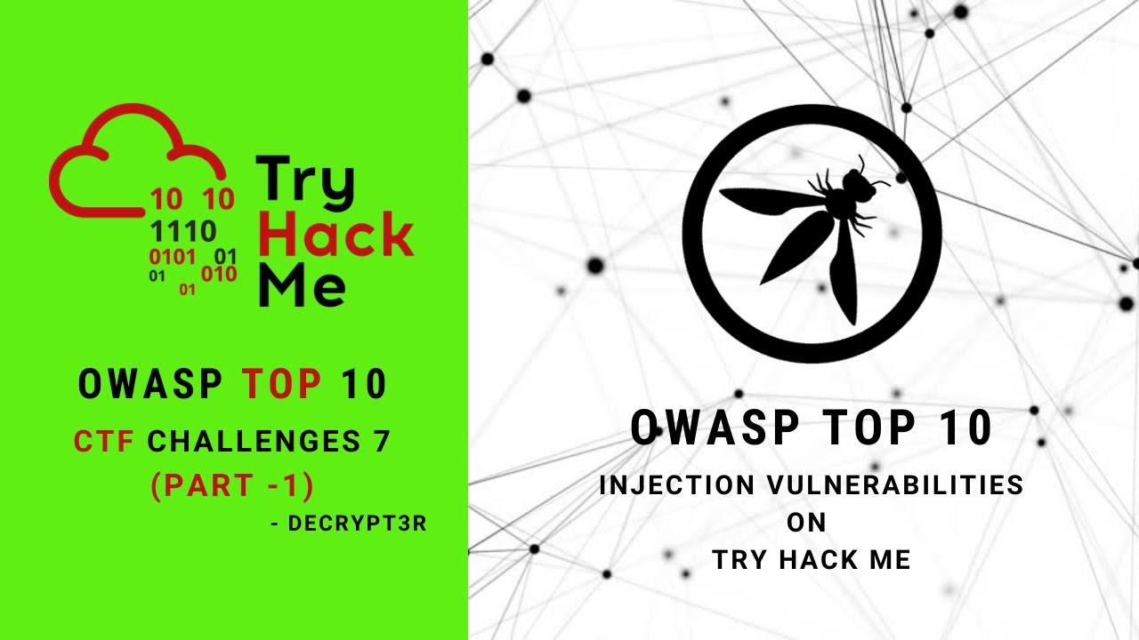 OWASP Top 10 Injection Walkthrough on Try Hack Me 🔐