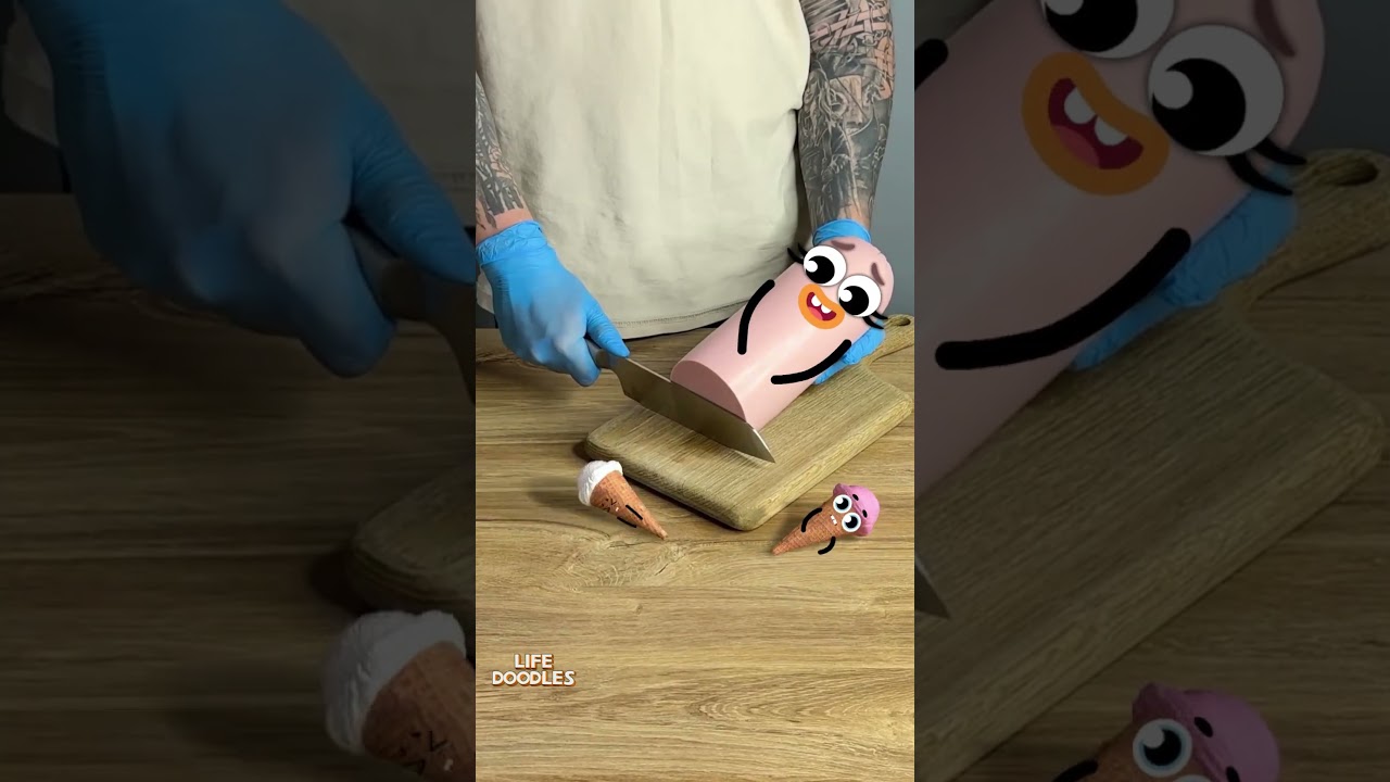 Life Doodles: Sausage Turns into Ice Cream 🍦