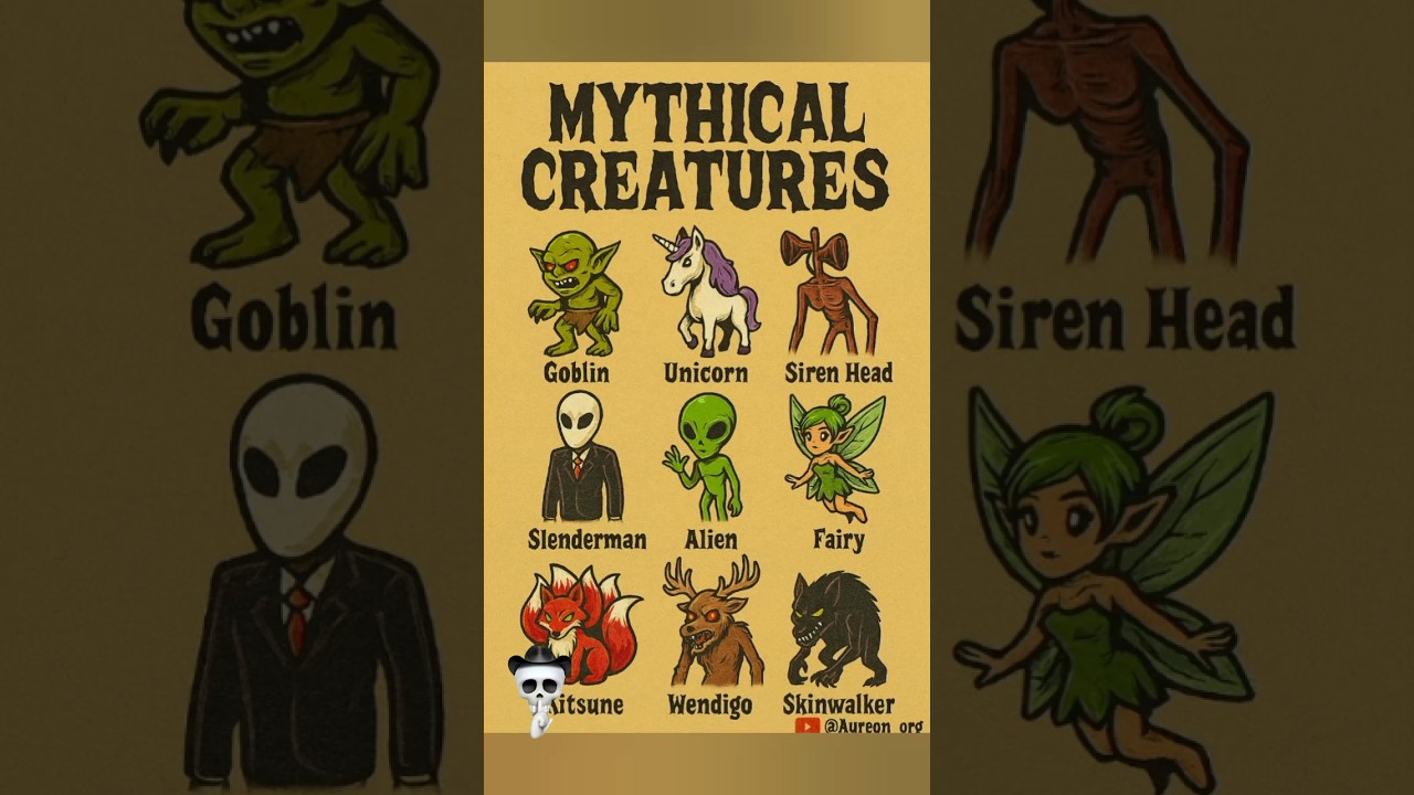 Don’t Watch Alone: Top 9 Most Terrifying Mythical Creatures (Part 3) #shorts