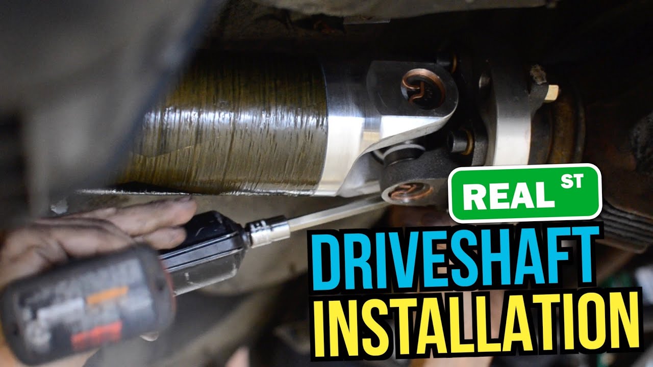 Driveshaft Shop Carbonfiber Driveshaft Installation on the TRC Supra