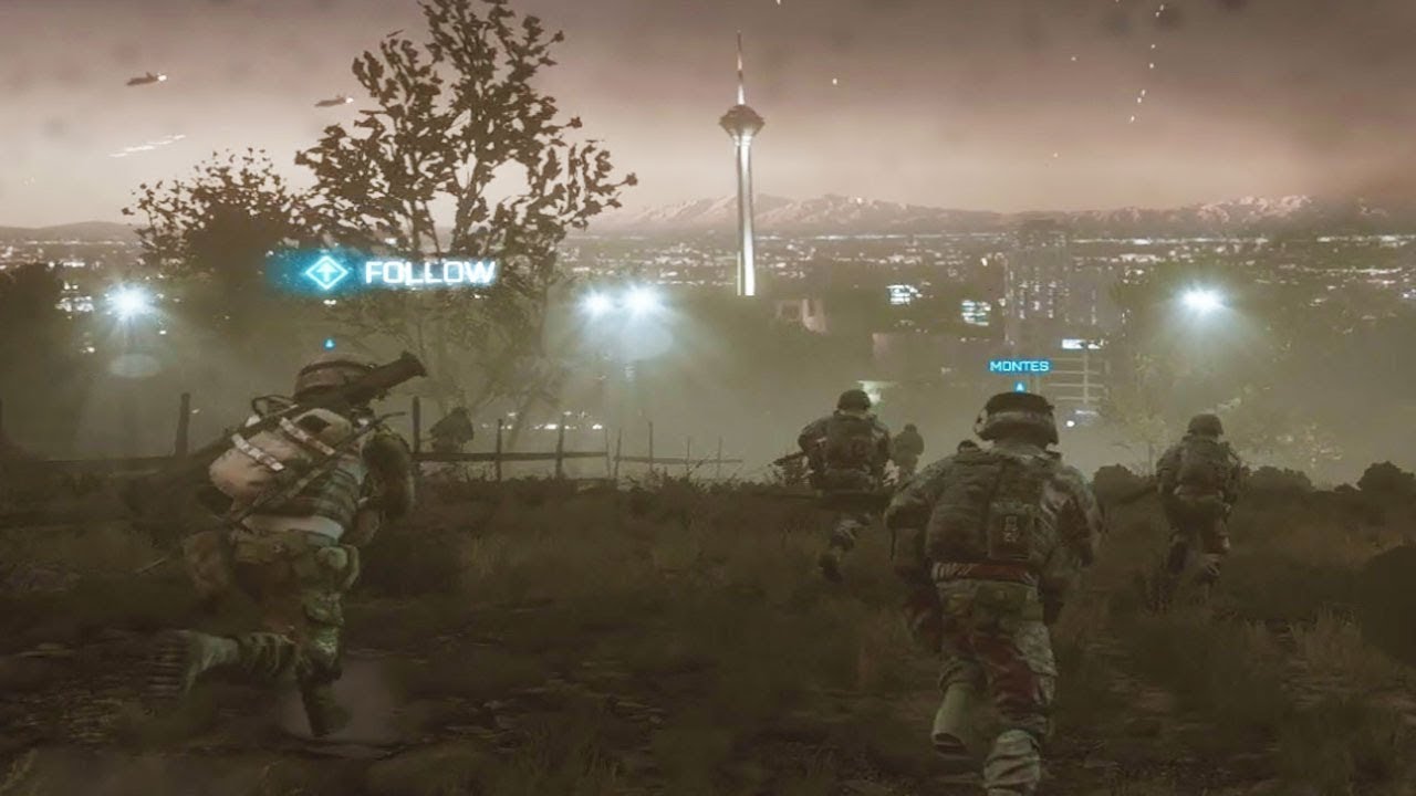 US Invades Iran in Battlefield 3 Mission
