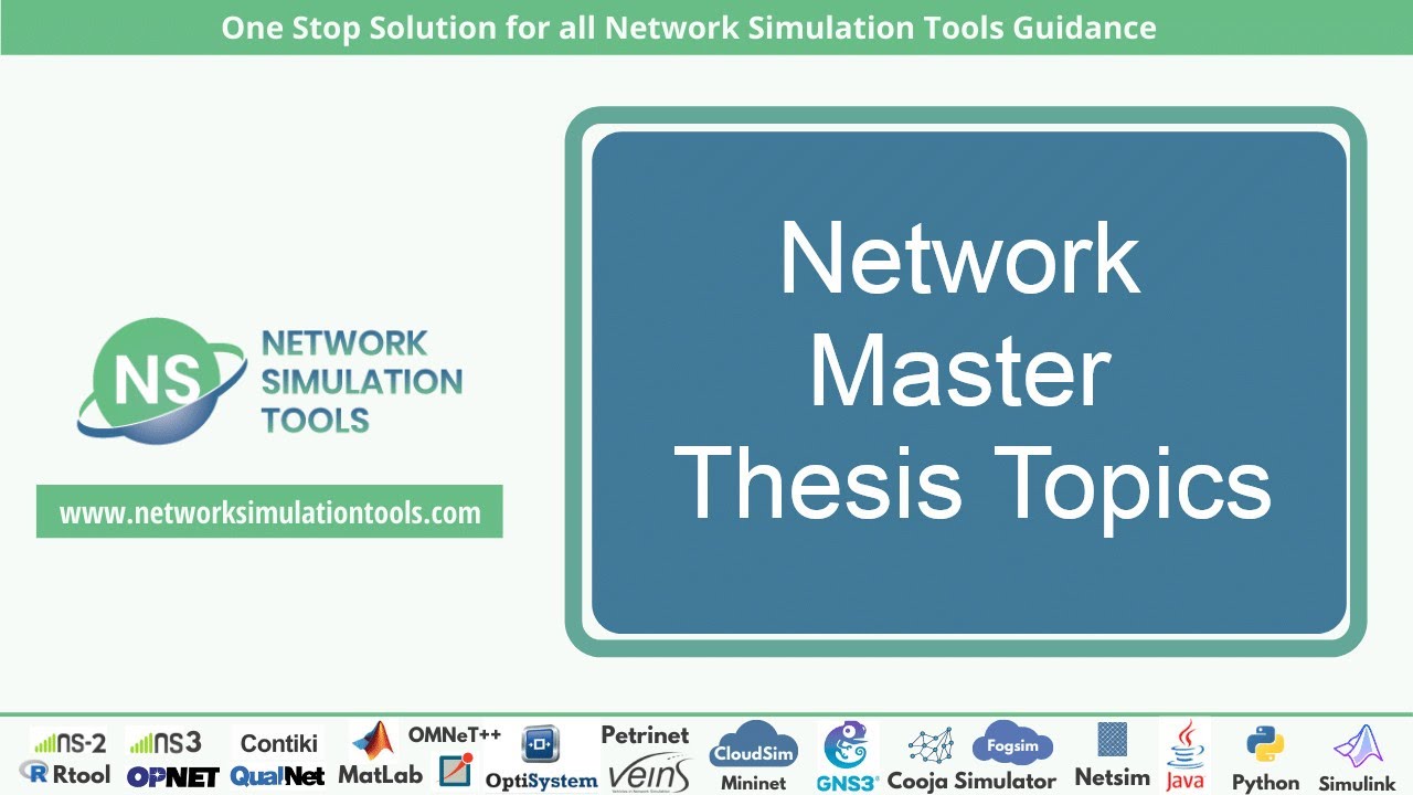 Top Network Master & PhD Thesis Topics π‘