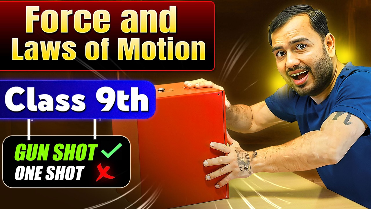 Master the Laws of Motion for Class 9 | Complete Chapter in One Shot by Alakh Pandey 🚀