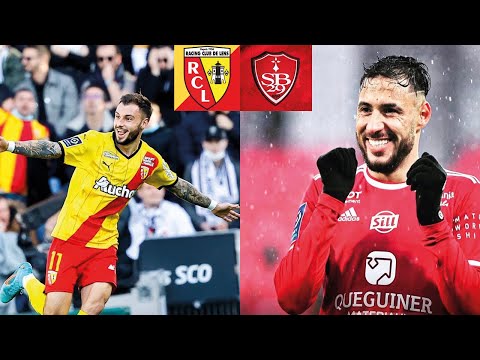 مباراة + تشكيلة يوسف بلايلي 🔥مع ستاد بريست ضد لانس الجولة 27 الدوري الفرنسي