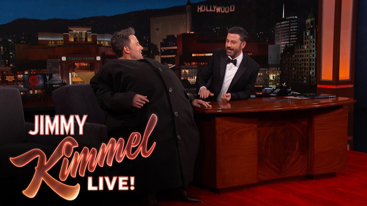 Ben Affleck Surprises Matt Damon on Kimmel! 🎬
