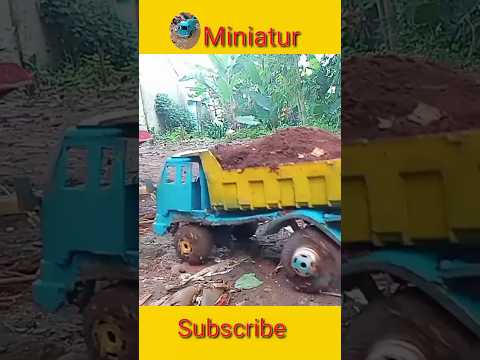 truk dump sampe oleng" #trukmainan