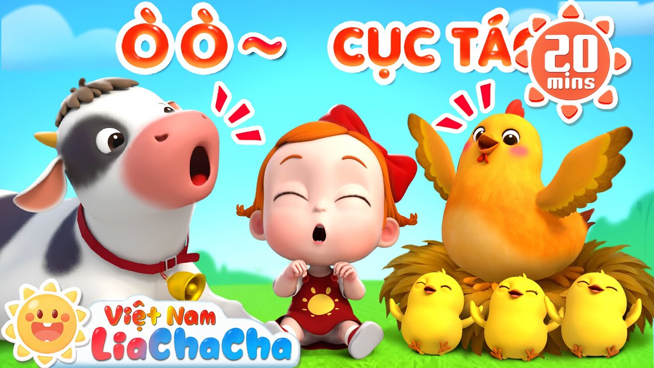 Tiếng Động Vật Nông Trại | La Vaca Lola 🐮