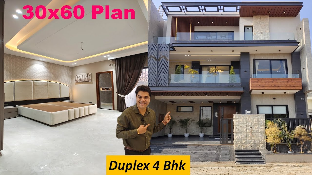 30x60 & 8 Marla House Design with Elegant Interiors 🏡