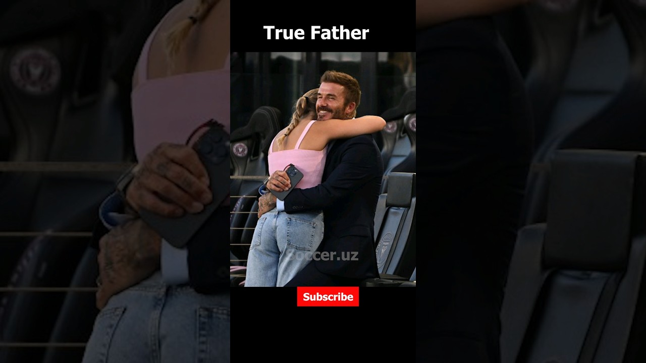 Messi Shows Respect to Beckham's Daughter ⚽