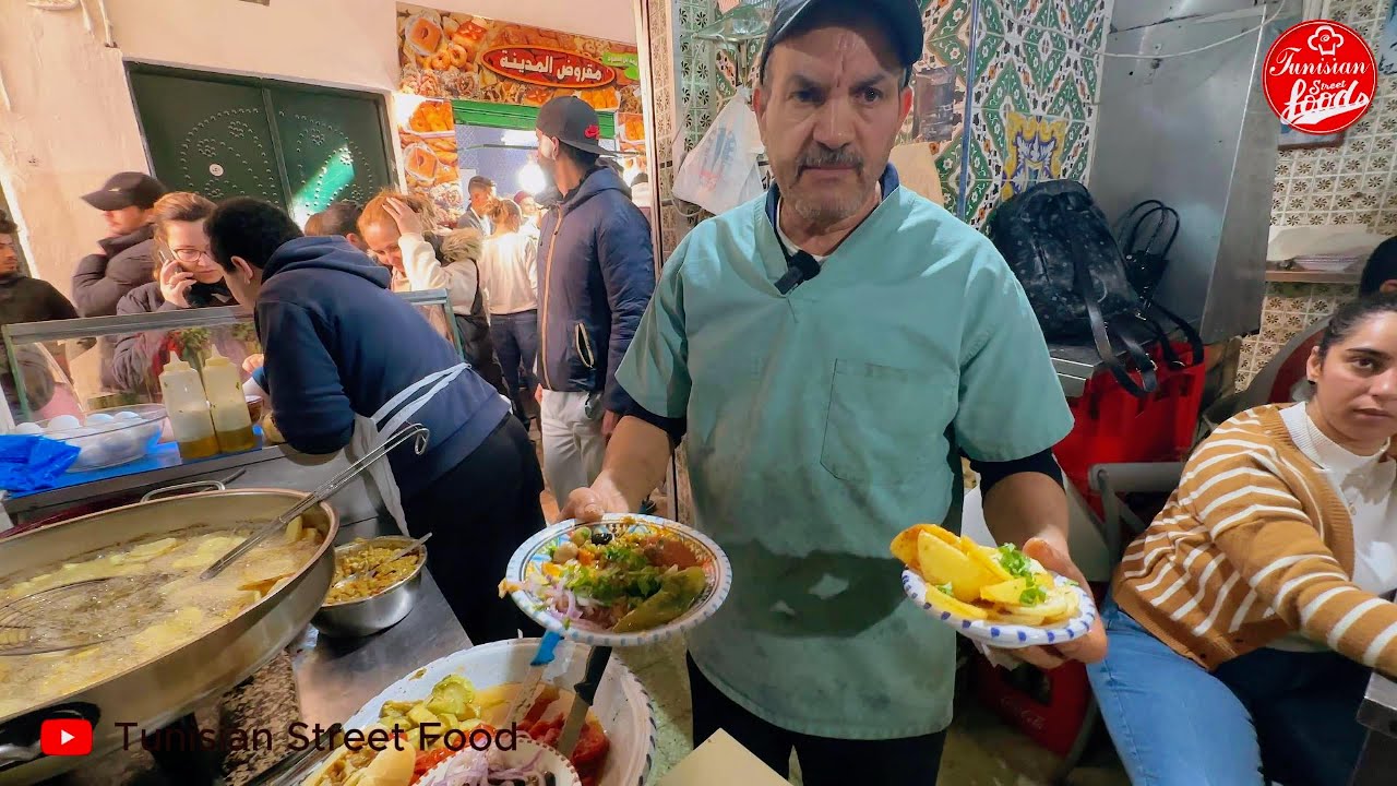 Discover the Delicious Kaftaji: Tunisia’s Must-Try Street Food in the Old City 🍴