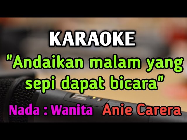 Cintaku Tak Terbatas Waktu - Karaoke & Nada Wanita Cewek | Pop Nostalgia | Anie Carera