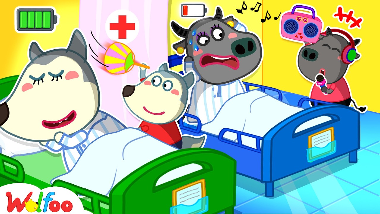 NEW | Quiet Please! 🤫How To Care For Mommy In Hospital | Cartoons For Kids | Wolfoo Family