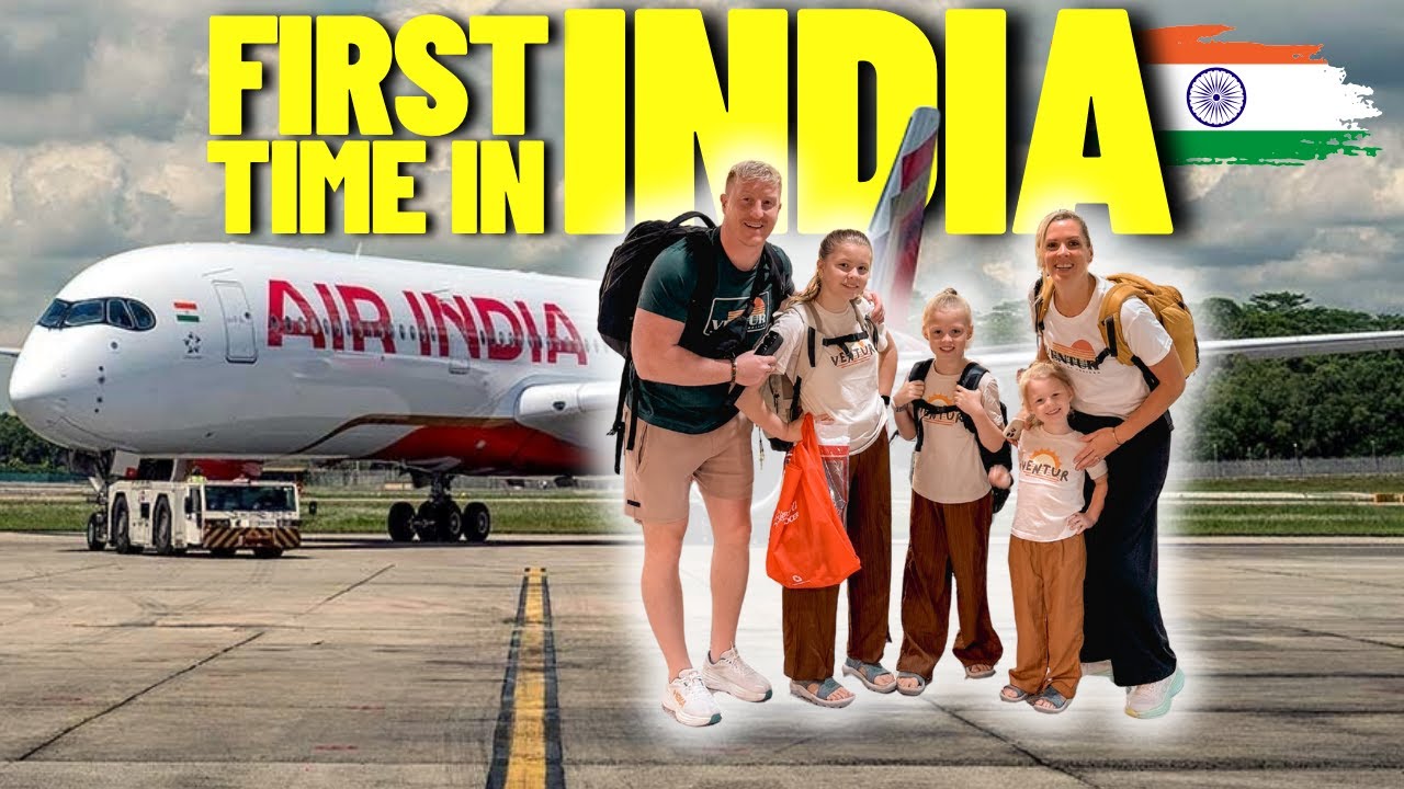 First Time in India! 🇮🇳 Air India Experience & Family Adventure